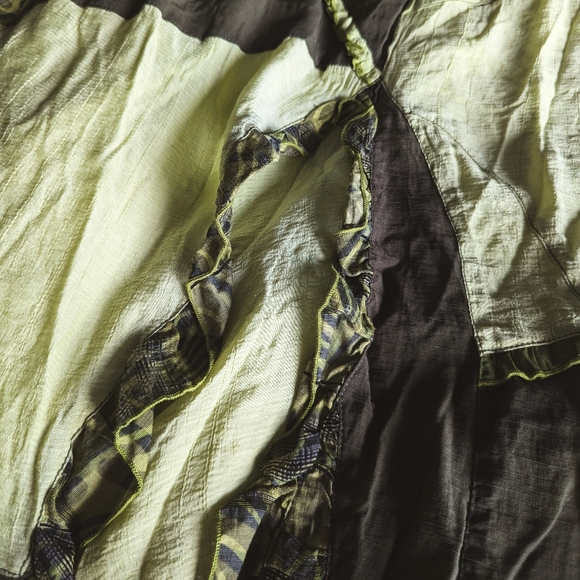 Pre-loved Bohemian Crisca Dress in greens German - size 44GB / 12US / Large - Picture 5 of 16